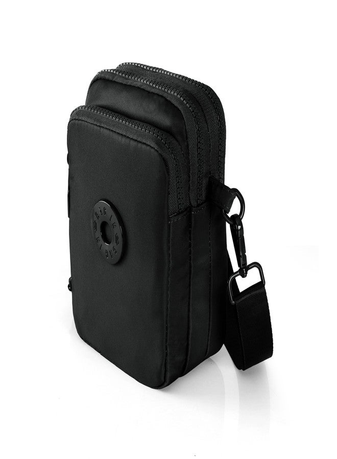 BAG IN ENTERPRISE BAG IN Crossbody Travel Bag with Adjustable Strap, Multi-Pocket Phone Purse, Lightweight Nylon Shoulder Bag for Everyday Essentials (BLACK) - Image 5